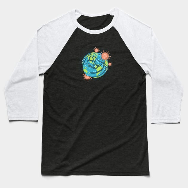 Corona Virus Baseball T-Shirt by TambuStore